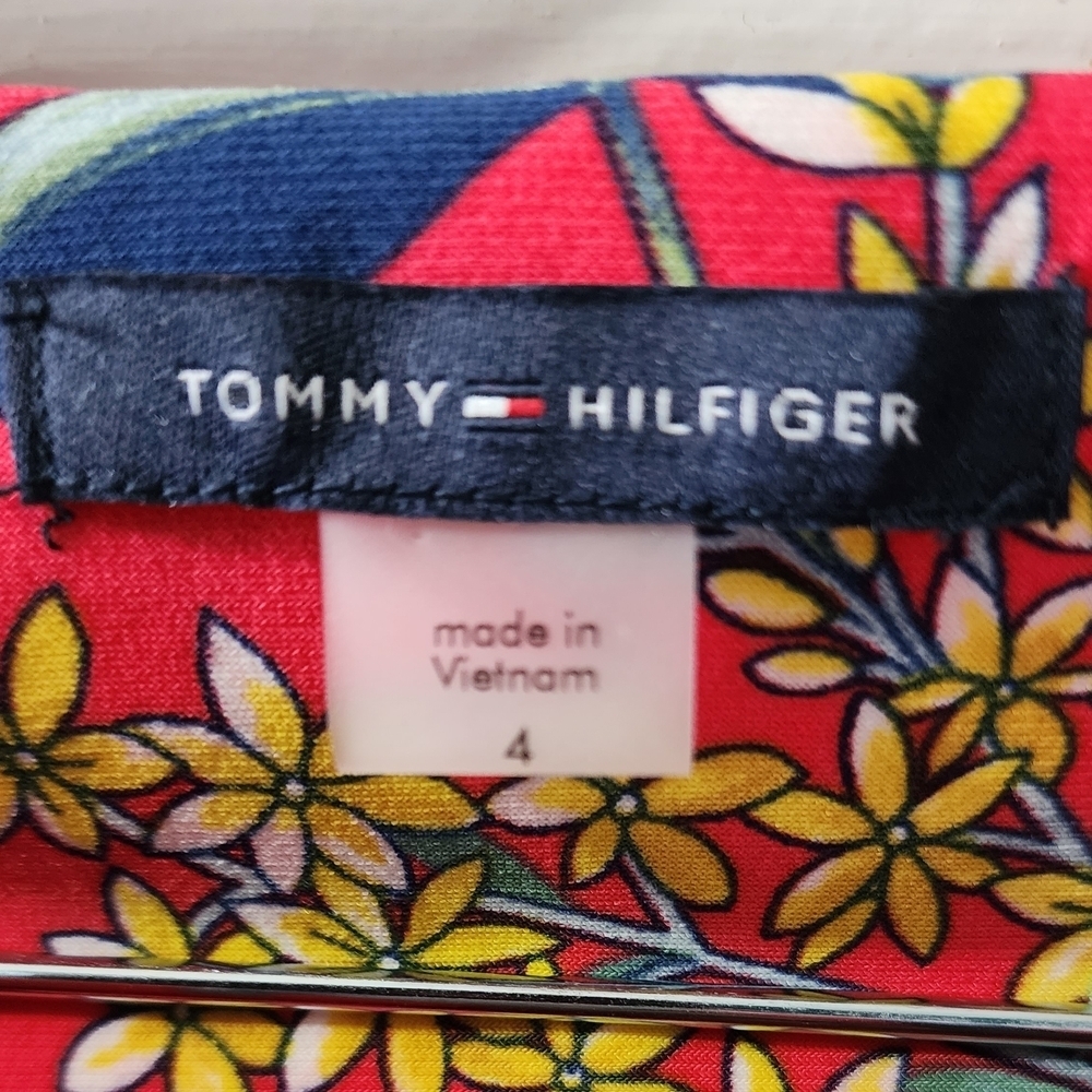 Tommy Hilfiger Red Sleeveless Sheath Midi Dress size:4 **Like New condition** - Picture 3 of 5